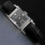 Rare 1950s Bulova Solid 14K White Gold Flexible Lug Diamond Dial Driver's Watch, Olde Towne Jewelers, Santa Rosa CA.