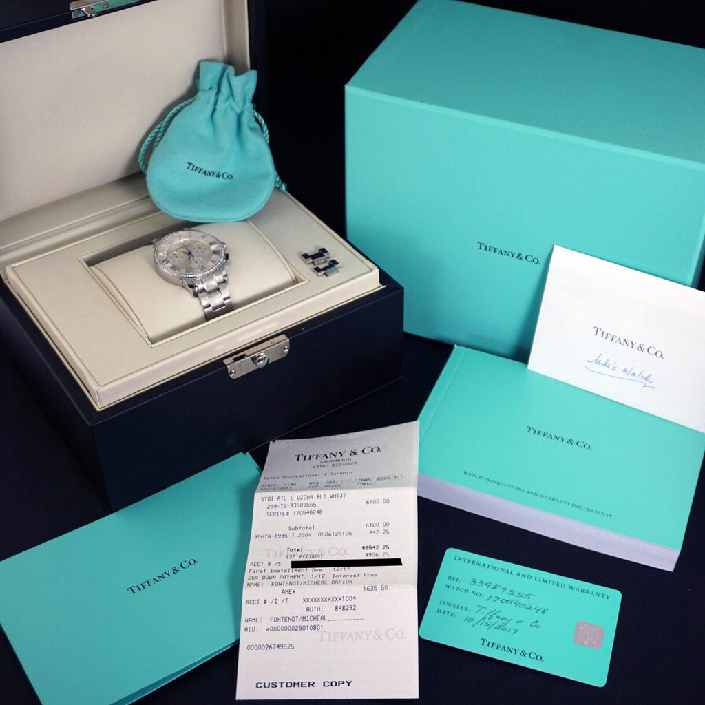 【BOXなし】Tiffany & Co. AtlasRound 新品 腕時計 代BOX付 Sale u-stream-watch_ti-