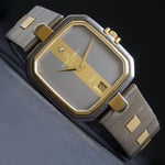 Stunning Michel Herbelin Paris Two Tone Mid Size Unisex Watch w/ Original Box