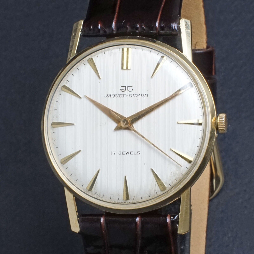JAQUET GIRARD GENEVE Swiss Mechanical Watch VINTAGE RARE 17J