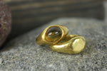 Solid 20K Yellow Gold, Big Oak Flat Ring, Olde Towne Jewelers Santa Rosa Ca,