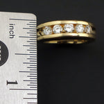 Heavy Solid 14K Gold & 1.00 CTW Channel Diamond Wedding Band, Anniversary Ring, Olde Towne Jewelers, Santa Rosa CA.