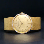 Patek Philippe 3426 Calatrava 18K Yellow Gold & Diamond Man's Bracelet Watch, Olde Towne Jewelers, Santa Rosa CA.