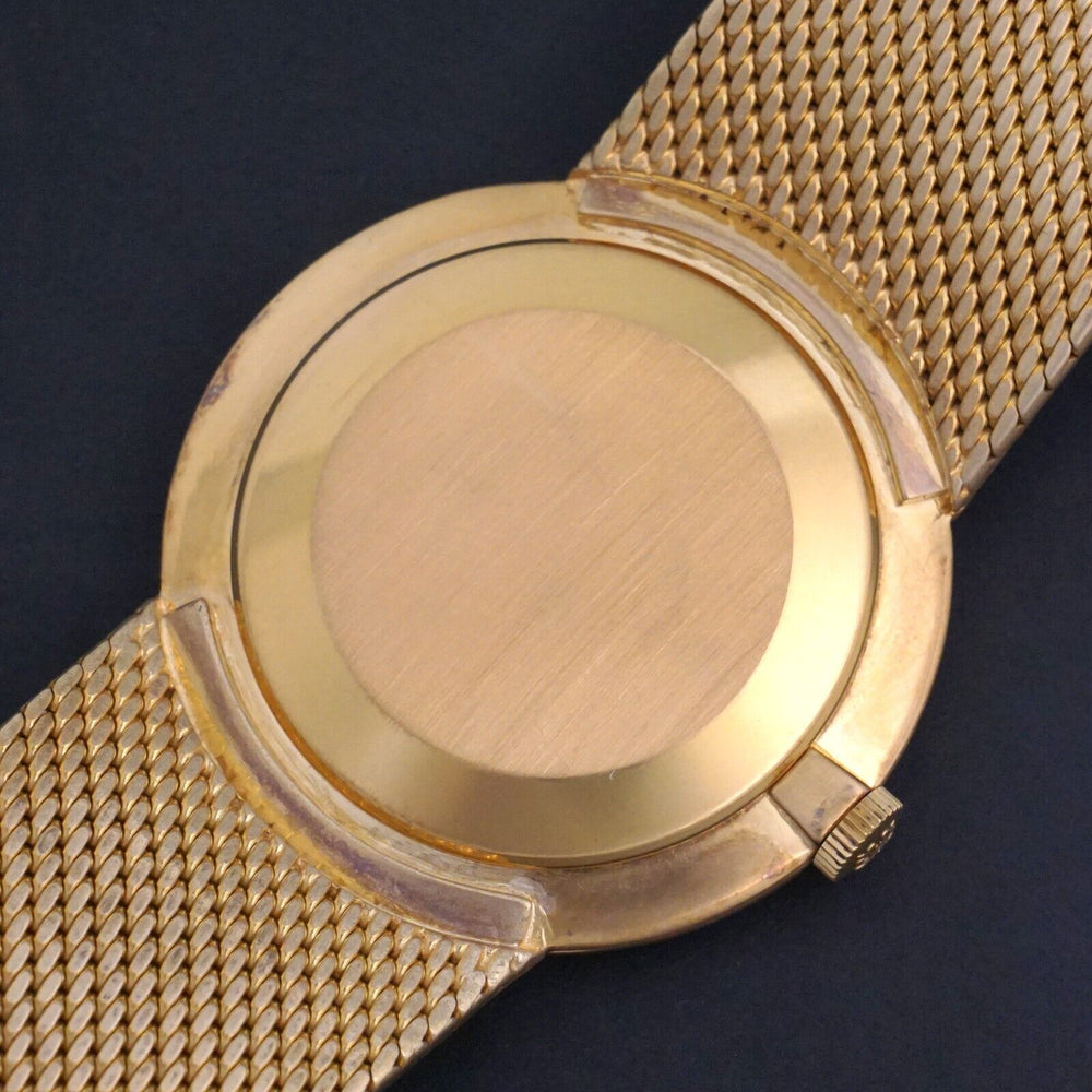 Patek Philippe 3426 Calatrava 18K Yellow Gold & Diamond Man's Bracelet Watch, Olde Towne Jewelers, Santa Rosa CA.