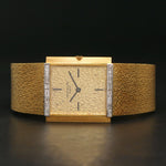 Unpolished Patek Philippe 3491 18K Gold & Diamond Man's Bracelet Watch w/Box, Old Towne Jewelers, Santa Rosa CA.