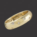 Gabriel Ofiesh Solid 18K Gold & Flush Set Diamond Comfort Fit 5.5mm Wedding Ring, Olde Towne Jewelers, Santa Rosa CA.