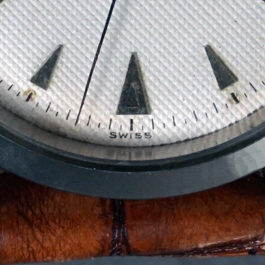 Stunning 1954 Rolex 6332 Stainless Steel Mans Watch Original Waffle Dial Amazing, Olde Towne Jewelers, Santa Rosa CA.