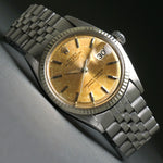 Stunning 1963 Rolex 1601 Datejust Stainless Steel 36mm Tropical Dial Watch XLNT!