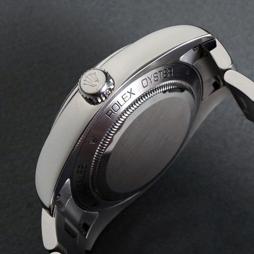 Stunning Rolex 116400 Milgauss Stainless Steel 40mm White Dial Watch MINT COND! Olde Towne Jewelers, Santa Rosa CA.