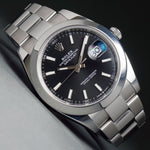 Stunning 2022 Rolex 126300 Datejust 41mm Steel Black Dial Watch Box & Papers
