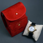 Stunning Cartier Diabolo Solid 18K Gold Lady's Watch, Orig 18K Deployant Buckle, Olde Towne Jewelers, Santa Rosa CA.