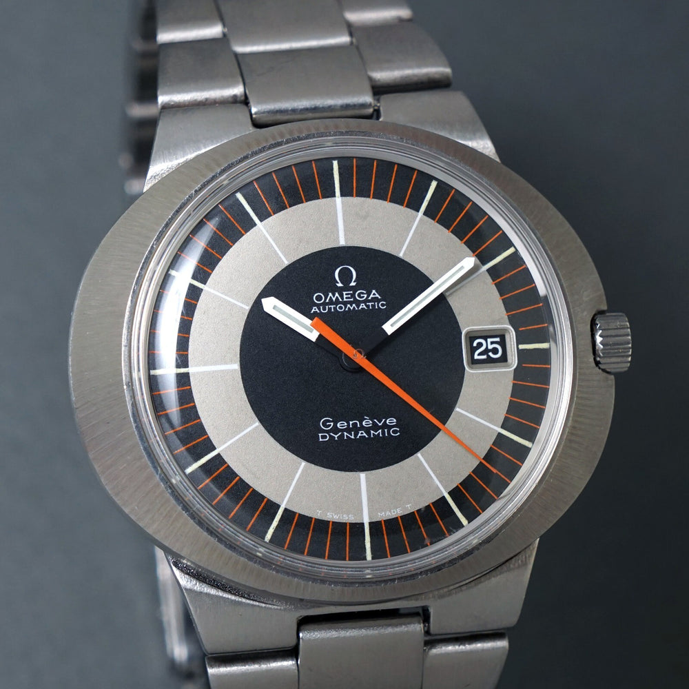 Stunning Omega 135.033 Dynamic Automatic Stainless Man's Watch Amazing Original, Olde Towne Jewelers, Santa Rosa CA.