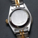 Stunning 1987 Rolex 69173 Datejust 18K/SS Black Diamond Dial & Bezel Watch XLNT! Olde Towne Jewelers, Santa Rosa CA.