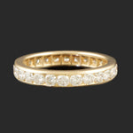 Solid 14K Gold 1.10 CTW Channel Diamond Eternity Wedding Band Anniversary Ring, Olde Towne Jewelers, Santa Rosa CA.