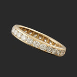 Solid 14K Gold 1.10 CTW Channel Diamond Eternity Wedding Band Anniversary Ring, Olde Towne Jewelers, Santa Rosa CA.