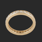 Solid 14K Gold 1.10 CTW Channel Diamond Eternity Wedding Band Anniversary Ring, Olde Towne Jewelers, Santa Rosa CA.