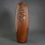 Stunning 1920's Weller Bronze Ware Art Nouveau Grape Motif Vase, Olde Towne Jewelers, Santa Rosa CA.