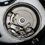 Stunning Gala Double Automatic Two Time Zone Stainless Steel Watch Arabic Date, Olde Towne Jewelers, Santa Rosa CA.