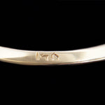 Two Tone Solid 14K Gold & Graduated Bezel Set Diamond Wedding, Anniversary  Band, Olde Towne Jewelers, Santa Rosa CA.