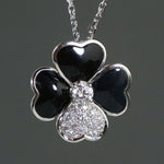 Van Cleef & Arpels Solid 18K Gold Onyx & Diamond Cosmos Pendant 16" Necklace