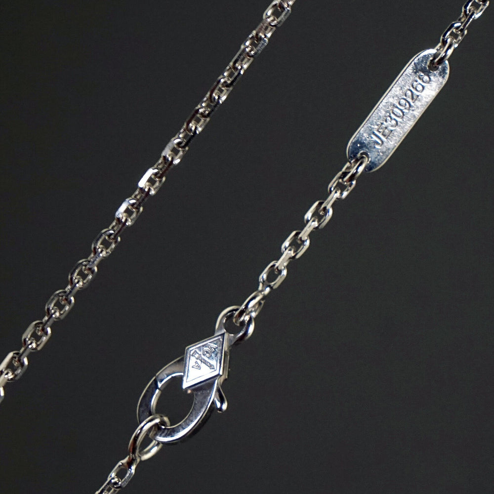 Van Cleef & Arpels Solid 18K Gold Onyx & Diamond Cosmos Pendant 16" Necklace, Olde Towne Jewelers, Santa Rosa CA.