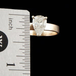 Solid 14K Yellow Gold & 1.70 Ct. Pear Shape Diamond Solitaire Engagement Ring, Olde Towne Jewelers, Santa Rosa CA.
