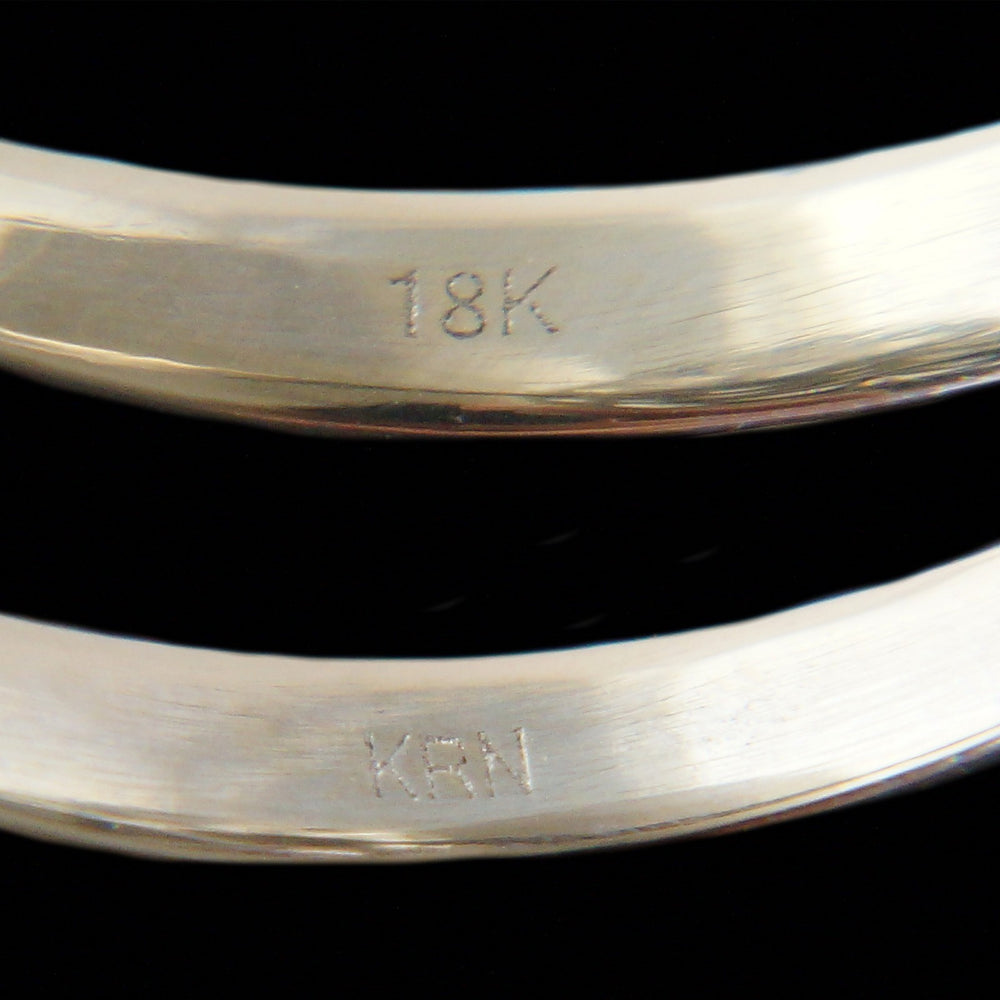 Solid 18K White Gold & 3.00 CTW Baguette Diamond Halo Wedding, Anniversary Ring, Olde Towne Jewelers, Santa Rosa CA.