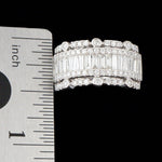 Solid 14K Gold, 1.22 CTW Round & Baguette Diamond Wedding Band, Anniversary Ring, Olde Towne Jewelers, Santa Rosa CA.