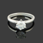 James Allen Platinum 1.07 Ct Diamond Solitaire Engagement Ring E/VVS1  GIA Cert, Olde Towne Jewelers, Santa Rosa CA.