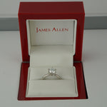 James Allen Platinum 1.07 Ct Diamond Solitaire Engagement Ring E/VVS1  GIA Cert, Olde Towne Jewelers, Santa Rosa CA.