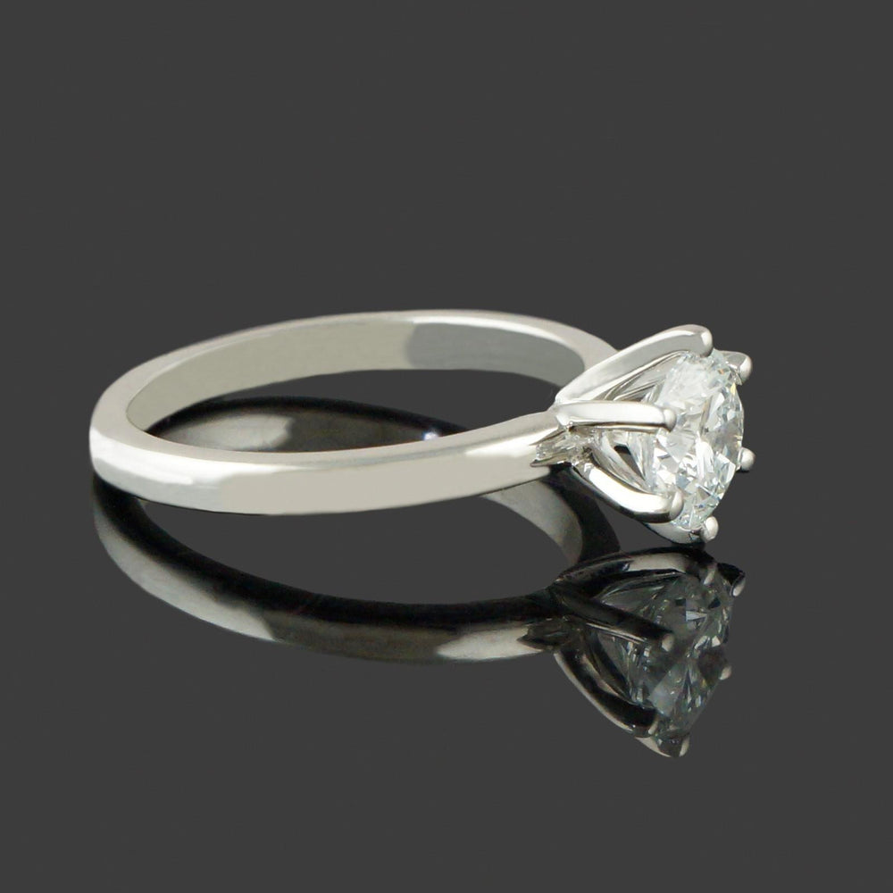 James Allen Platinum 1.07 Ct Diamond Solitaire Engagement Ring E/VVS1  GIA Cert, Olde Towne Jewelers, Santa Rosa CA.