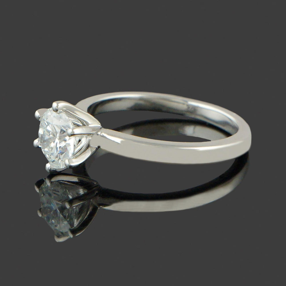 James Allen Platinum 1.07 Ct Diamond Solitaire Engagement Ring E/VVS1  GIA Cert, Olde Towne Jewelers, Santa Rosa CA.