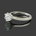 James Allen Platinum 1.07 Ct Diamond Solitaire Engagement Ring E/VVS1  GIA Cert, Olde Towne Jewelers, Santa Rosa CA.