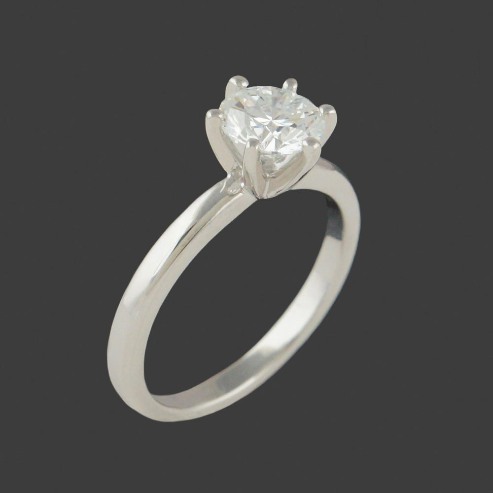 James Allen Platinum 1.07 Ct Diamond Solitaire Engagement Ring E/VVS1  GIA Cert, Olde Towne Jewelers, Santa Rosa CA.