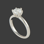 James Allen Platinum 1.07 Ct Diamond Solitaire Engagement Ring E/VVS1  GIA Cert, Olde Towne Jewelers, Santa Rosa CA.
