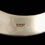 Heavy Solid 14K Yellow Gold & Oval Citrine Cabochon Estate Cocktail Ring, Olde Towne Jewelers, Santa Rosa CA.