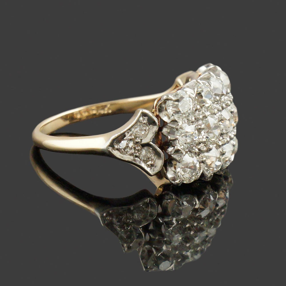 Solid 14K White Gold & 1.25 CTW 3 Row OMC Diamond Wedding Band, Anniversary Ring, Olde Towne Jewelers, Santa Rosa CA.