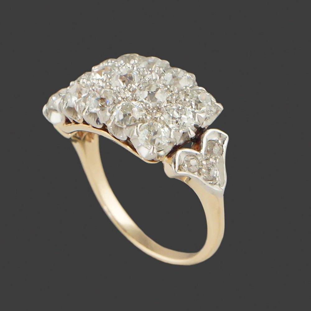 Solid 14K White Gold & 1.25 CTW 3 Row OMC Diamond Wedding Band, Anniversary Ring, Olde Towne Jewelers, Santa Rosa CA.