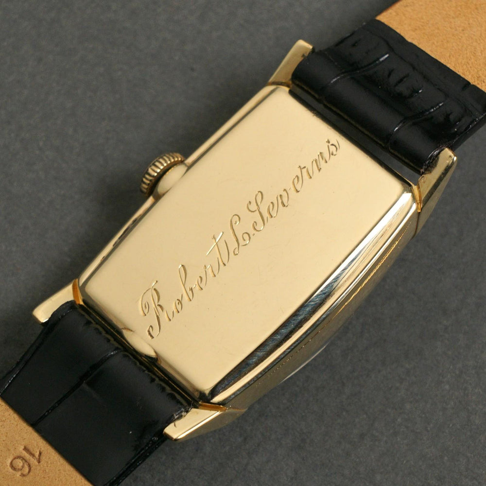 Stunning Hamilton Donald Solid 14K Yellow Gold Man's Watch, Excellent Condition, Olde Towne Jewelers, Santa Rosa CA.