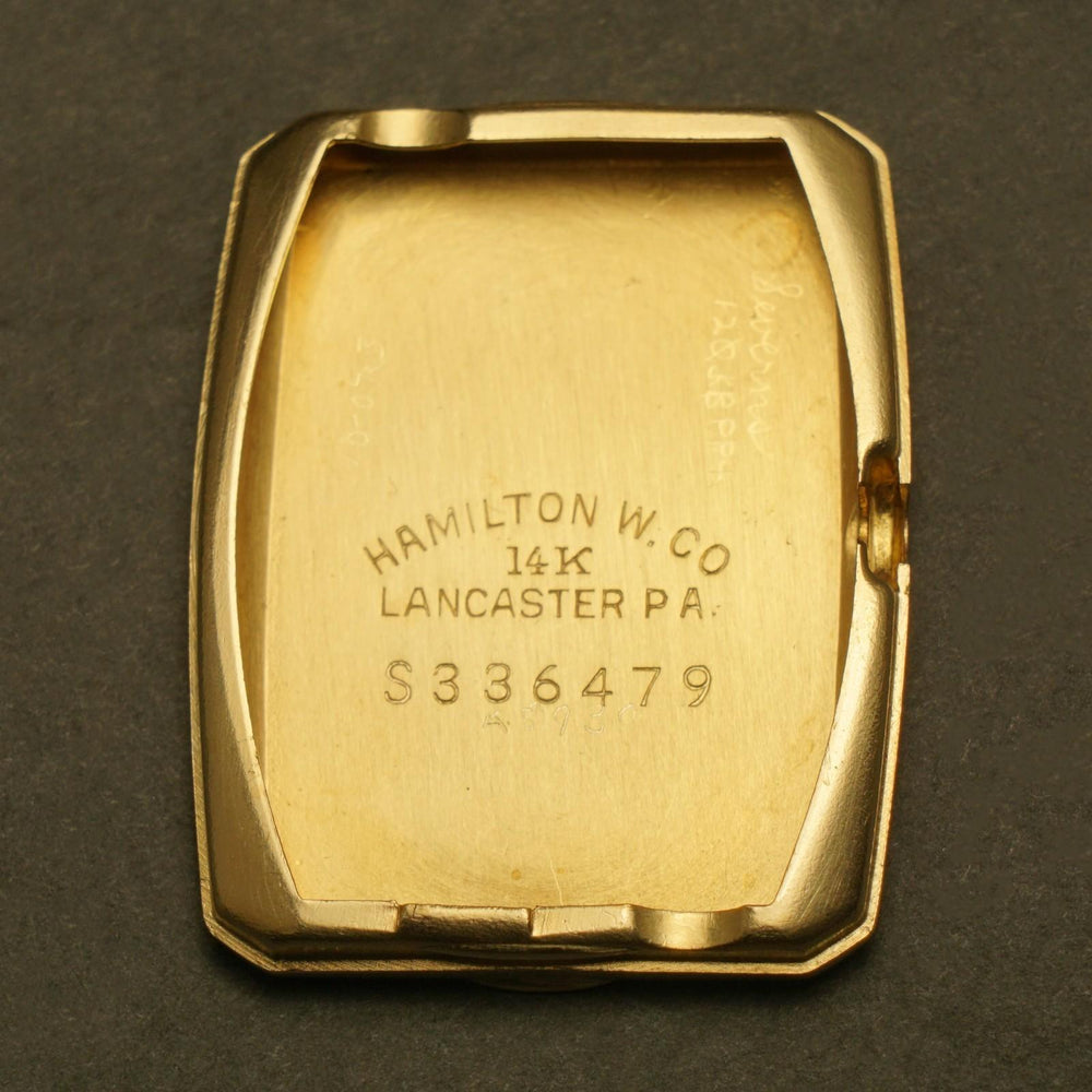 Stunning Hamilton Donald Solid 14K Yellow Gold Man's Watch, Excellent Condition, Olde Towne Jewelers, Santa Rosa CA.