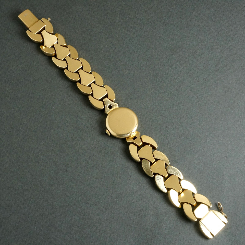 Vintage Patek Philippe Solid 18K Gold Diamond & Sapphire Lady's Bracelet Watch, Olde Towne Jewelers, Santa Rosa CA.