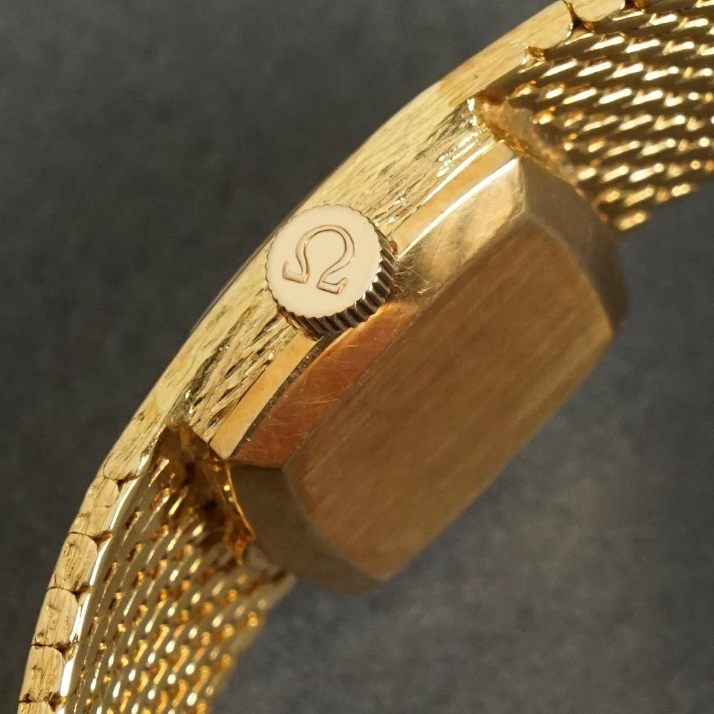 Stunning 1967 Omega Solid 18K Gold Lady's Bracelet Watch MINT w/Original Box, Olde Towne Jewelers, Santa Rosa CA.