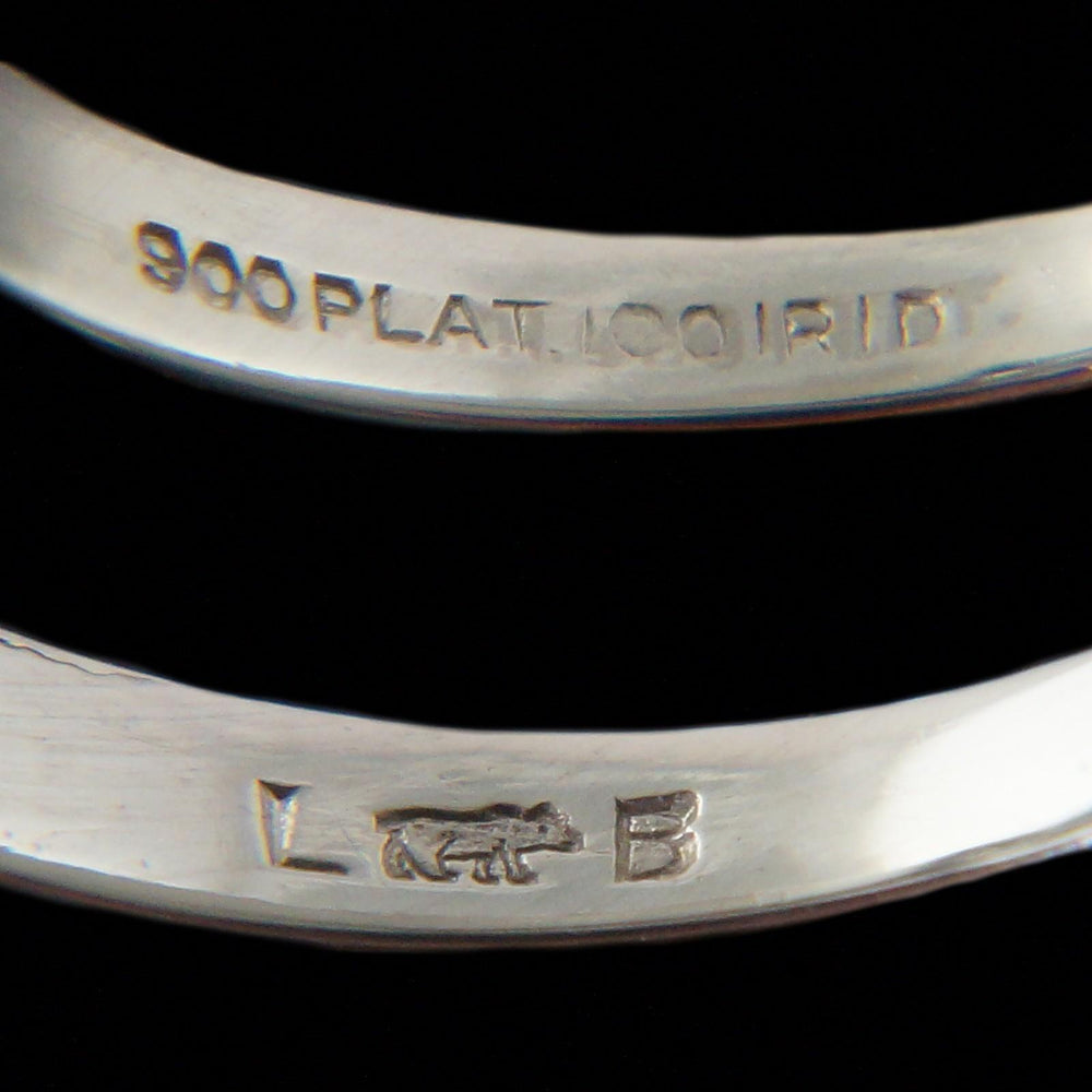 c1950s Loretz & Benoit Platinum, 1.75 Ctw Diamond Wedding Band, Anniversary Ring, Olde Towne Jewelers, Santa Rosa CA.