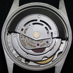 Stunning 2000 Rolex 14010 Air King Stainless Steel Pink Dial Engine Turned Watch, Olde Towne Jewelers, Santa Rosa CA.