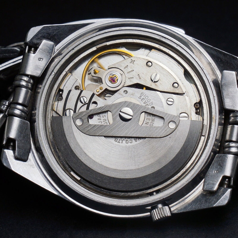 Stunning 1969 Seiko 6106-8219 SOG Stainless Steel Man's Watch W/Marine Medallion, Olde Towne Jewelers, Santa Rosa CA.