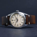 Stunning 1953 Rolex 6298 Pre Explorer Stainless Steel Man's Watch, Serviced, Olde Towne Jewelers, Santa Rosa CA.