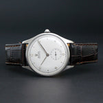 Stunning 1946 Rolex 4583 Precision Stainless Steel Man's 35mm Dress Watch, Olde Towne Jewelers, Santa Rosa CA.