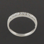 Vintage Platinum & 9 Stone Pave Diamond Estate Wedding Band, Anniversary Ring, Olde Towne Jewelers, Santa Rosa CA.