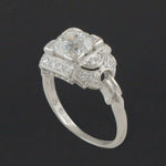 Antique Art Deco Platinum & 1.25 CTW OEC Diamond Wedding Band, Engagement Ring, Olde Towne Jewelers, Santa Rosa CA.