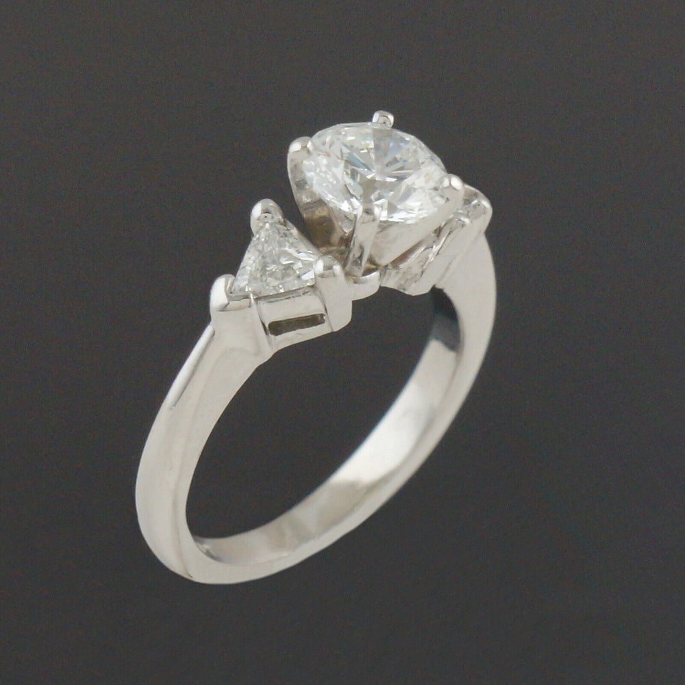 Platinum & 1.95 CTW Diamond 3 Stone Engagement Wedding Anniversary Ring, Olde Towne Jewelers, Santa Rosa CA.